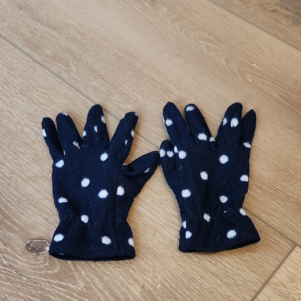 Polka Dot Kids Gloves, S-m